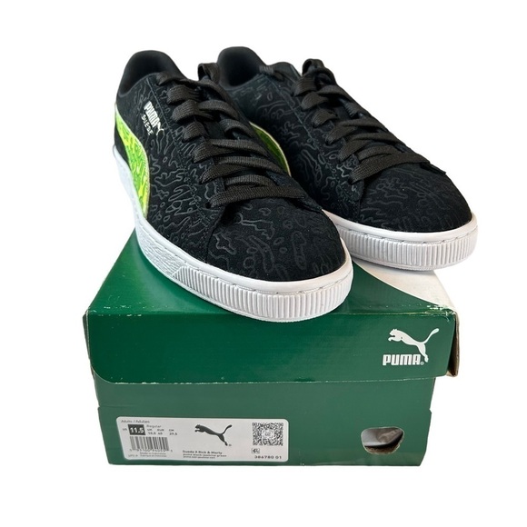 Puma Black Suede X Rick & Morty Sneakers - Picture 1 of 9